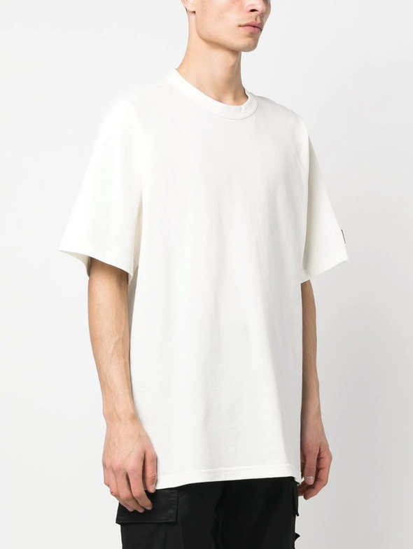 Y-3 Off White Crepe Jersey Short Sleeve Tee