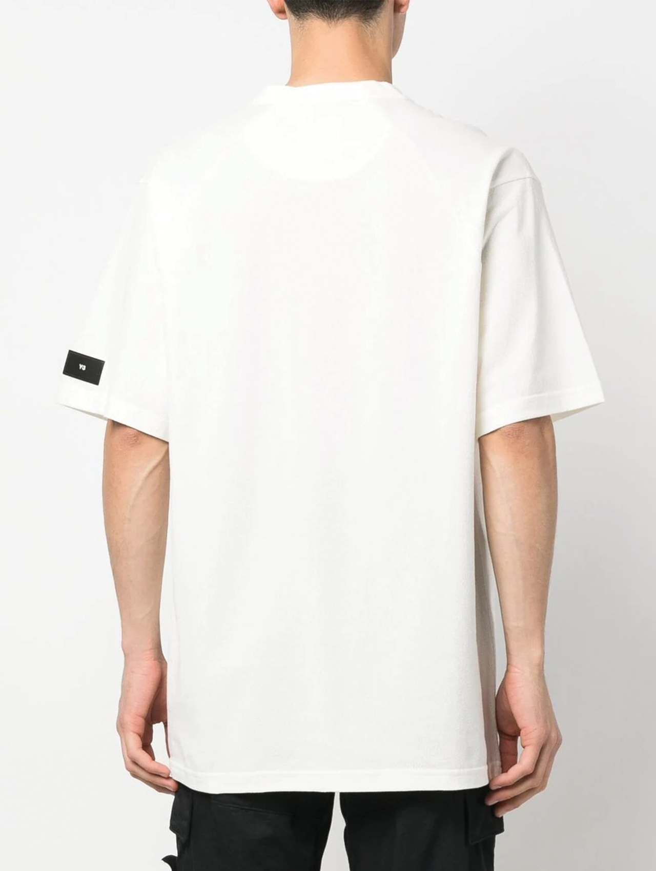 Y-3 Off White Crepe Jersey Short Sleeve Tee – SORRY THANKS I LOVE YOU
