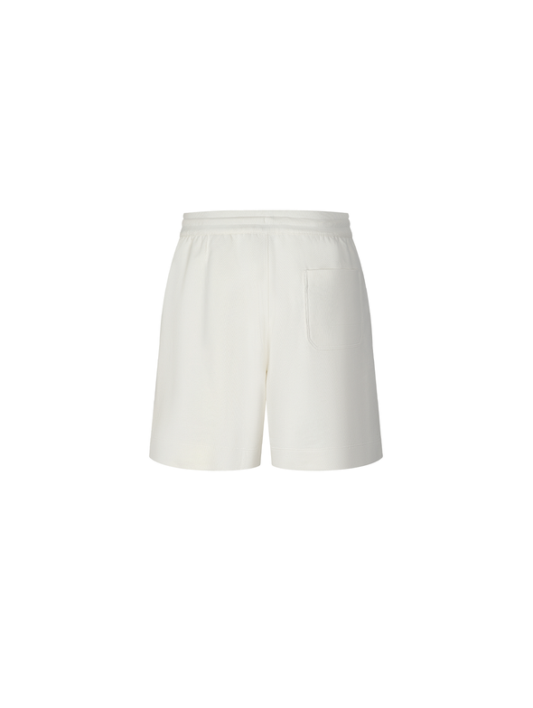Y-3 Off White Organic Cotton Terry Shorts