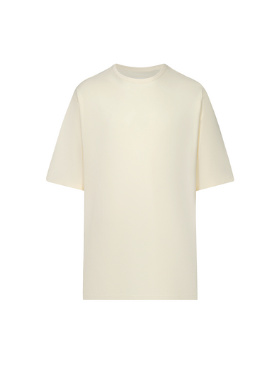 Y-3 Cream White Boxy Tee