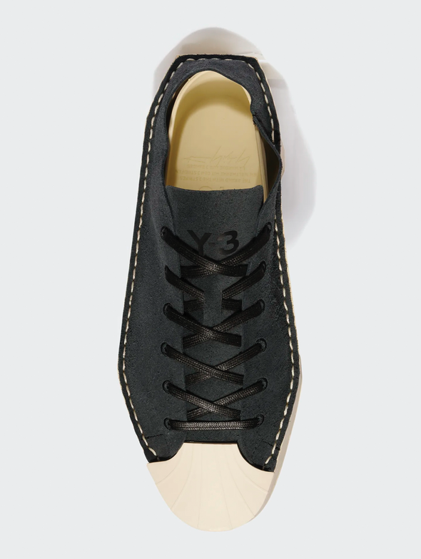 Y-3 Black/Cream Kyasu Lo Sneakers