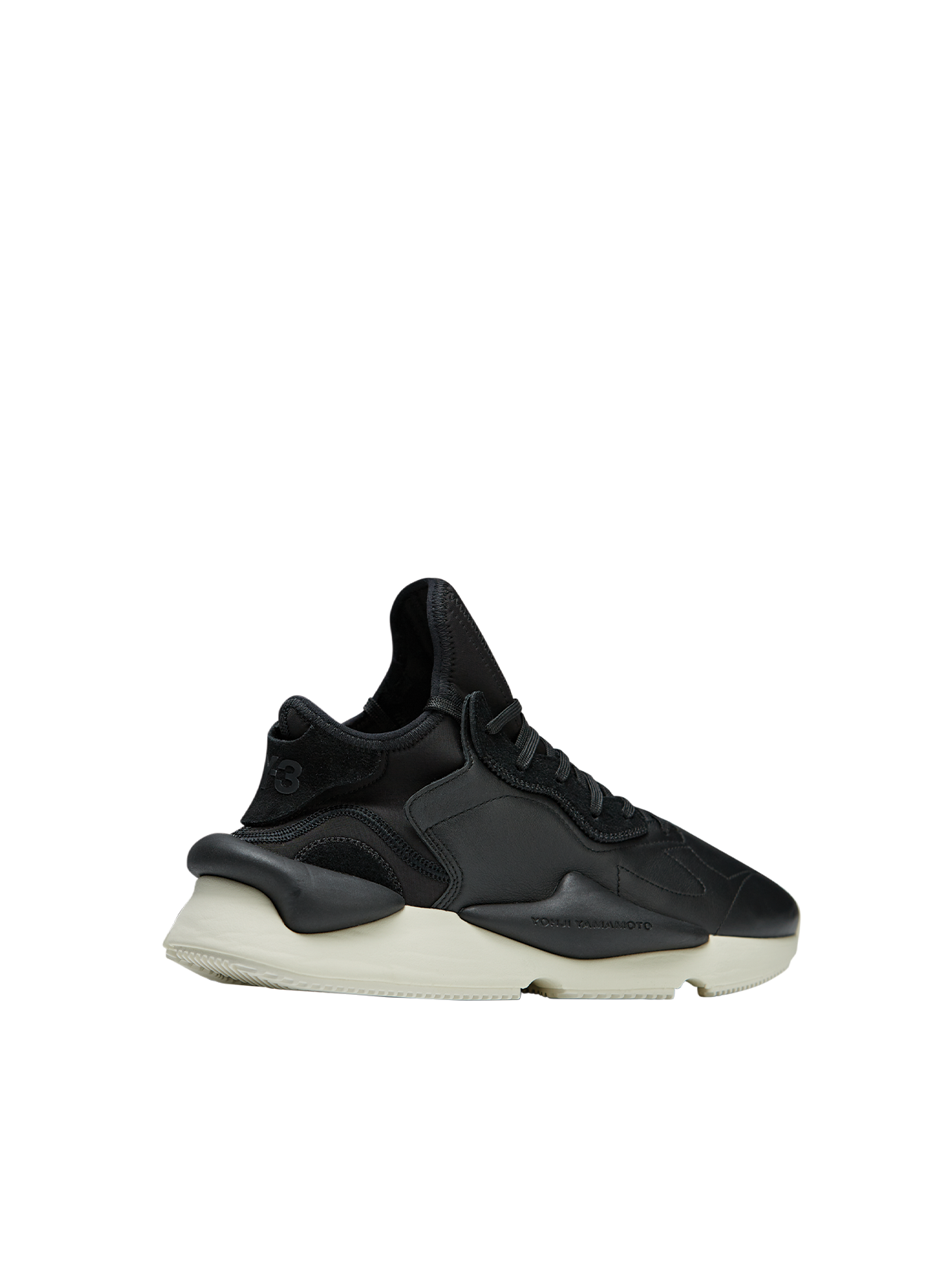Y-3 Black/Off White Kaiwa Sneakers