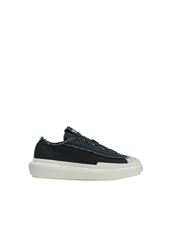 Y-3 Black/Off White Nizza Low-Top Sneakers
