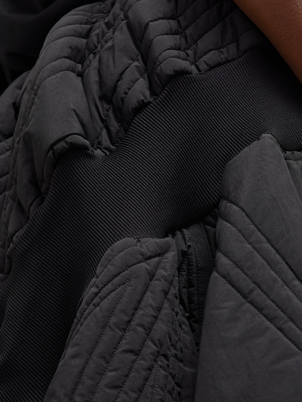 Y-3 Black Quilted Skirt
