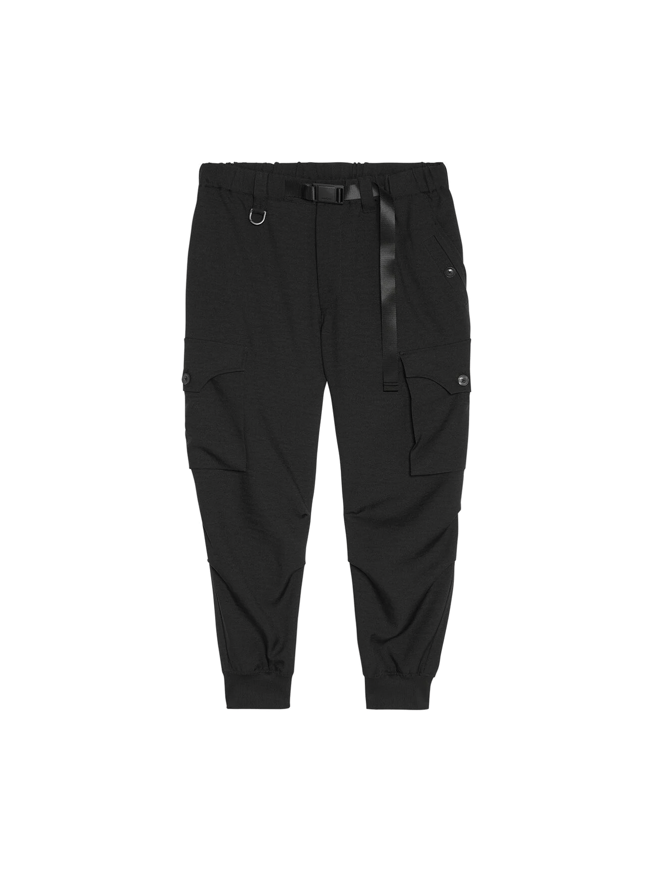 Y-3 Black Cuffed Cargo Pants