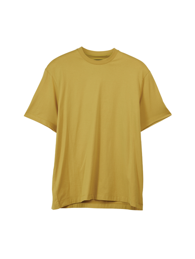 Y-3 Semi Blanched Yellow Relaxed Short Sleeve Tee