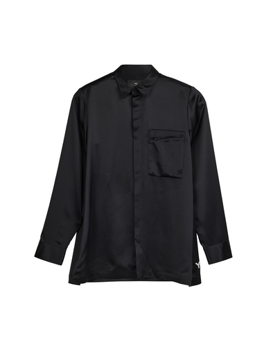 Y-3 Black Tech Silk Shirt
