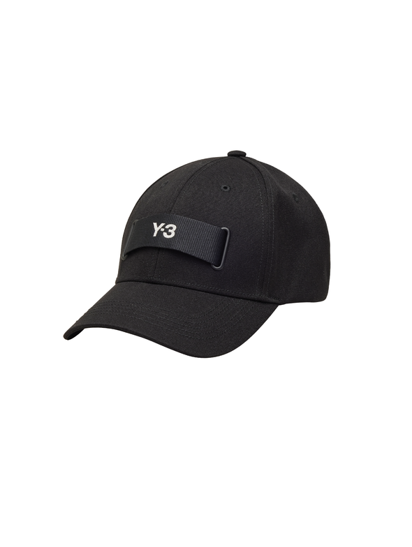 Y-3 Black Webbing Cap