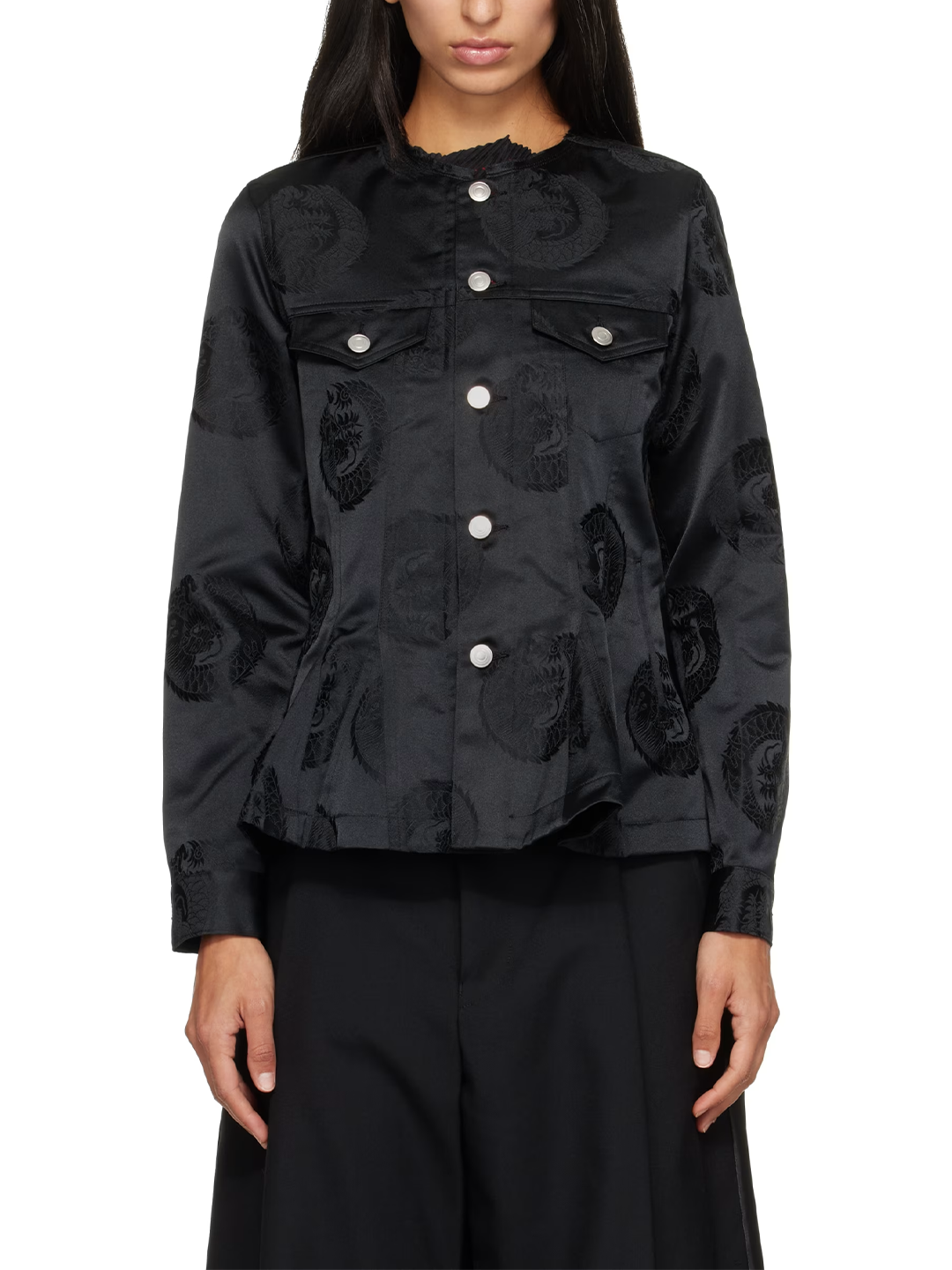 CDG CDG Black Jacquard Jacket