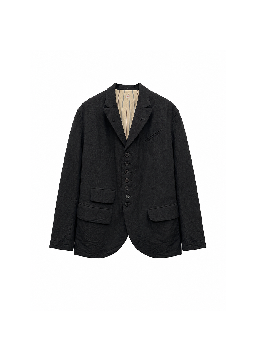 Klasica Black Wool Locks Jacket