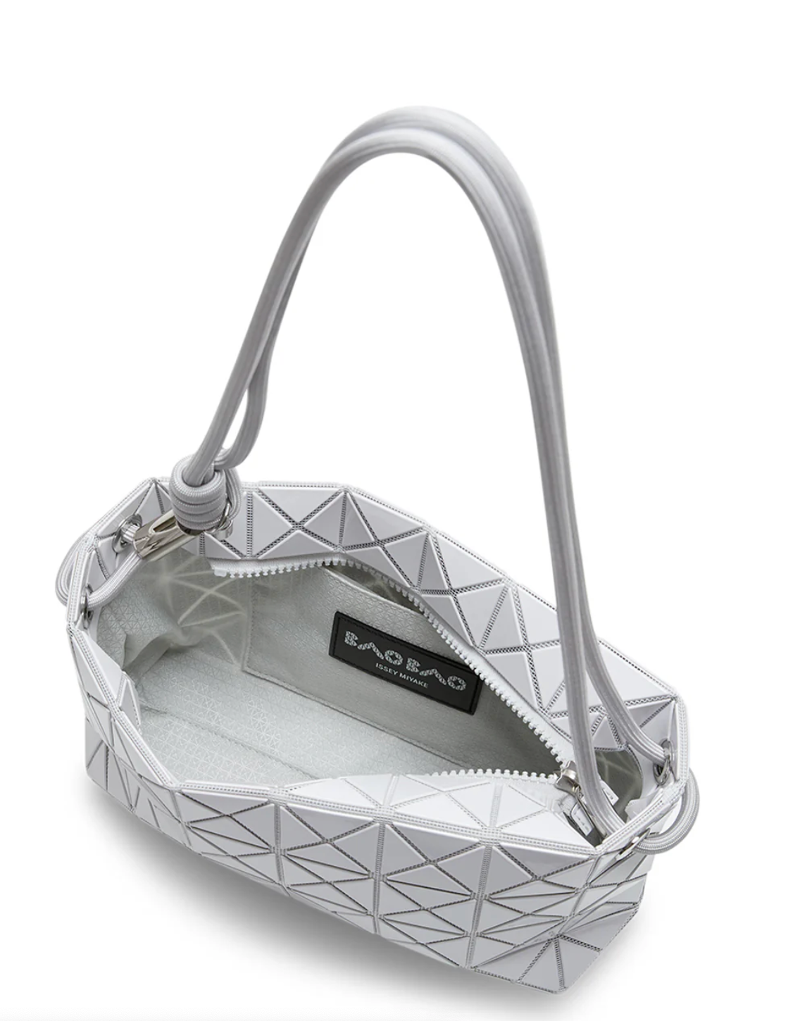 Bao Bao Issey Miyake Light Grey Loop Crossbody Bag