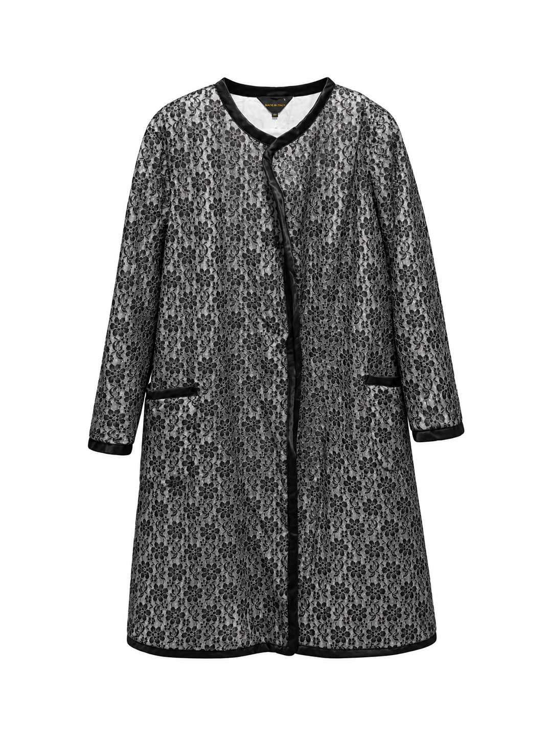 CDG Mainline Black Runway Lace Overlay Coat