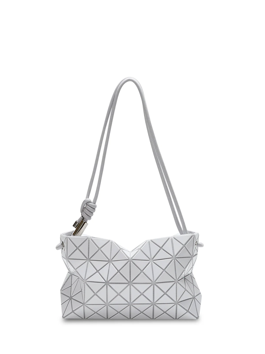 Bao Bao Issey Miyake Light Grey Loop Crossbody Bag