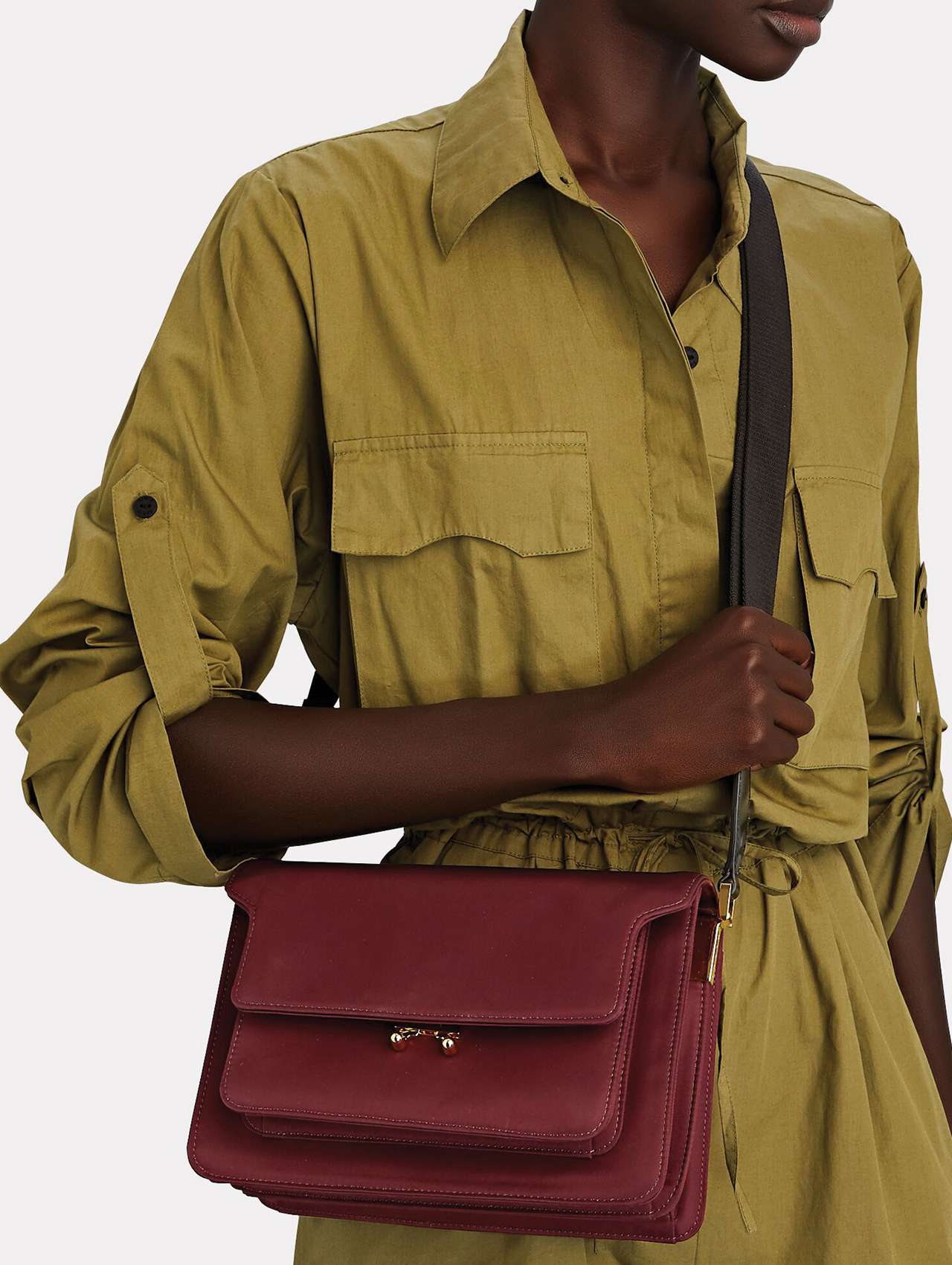 Marni Red & Brown Mini Trunk Shoulder Bag – SORRY THANKS I LOVE YOU