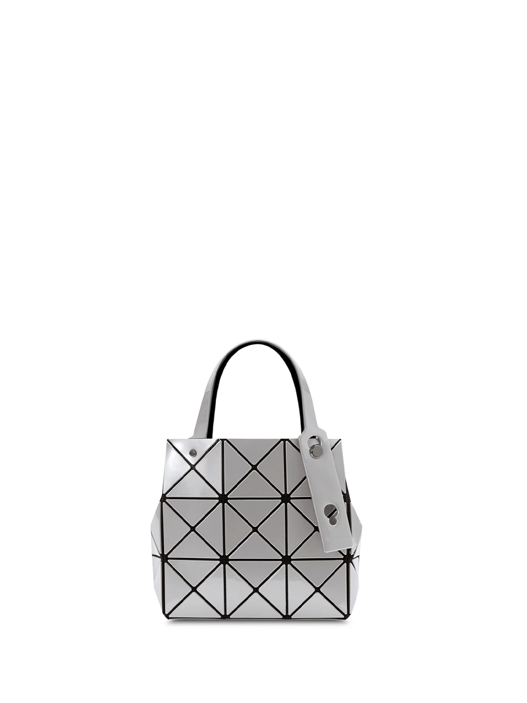 Bao Bao Issey Miyake Metallic Silver Mini Carat Bag