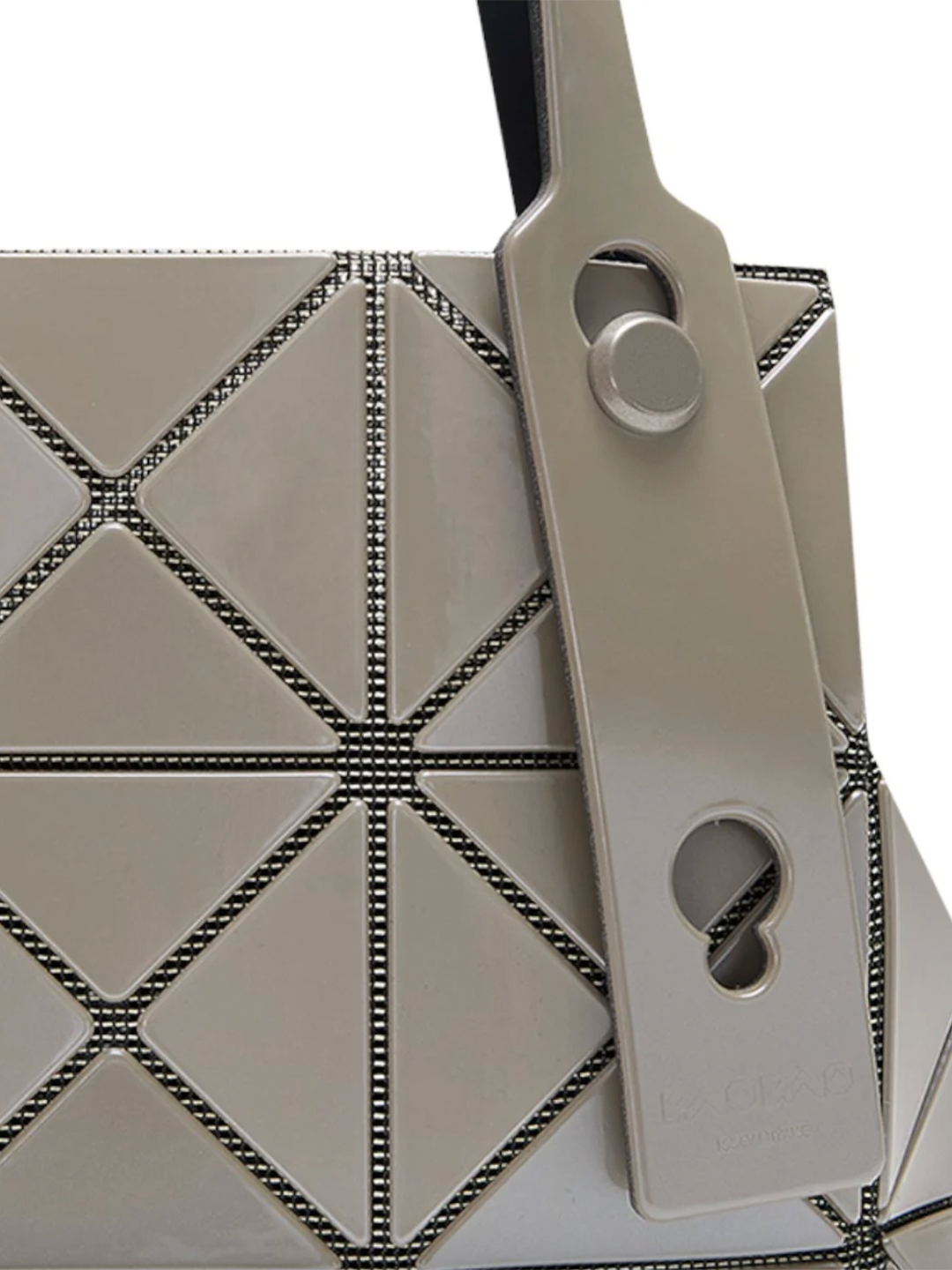 Bao Bao Issey Miyake Pearl Grey Mini Carat Bag