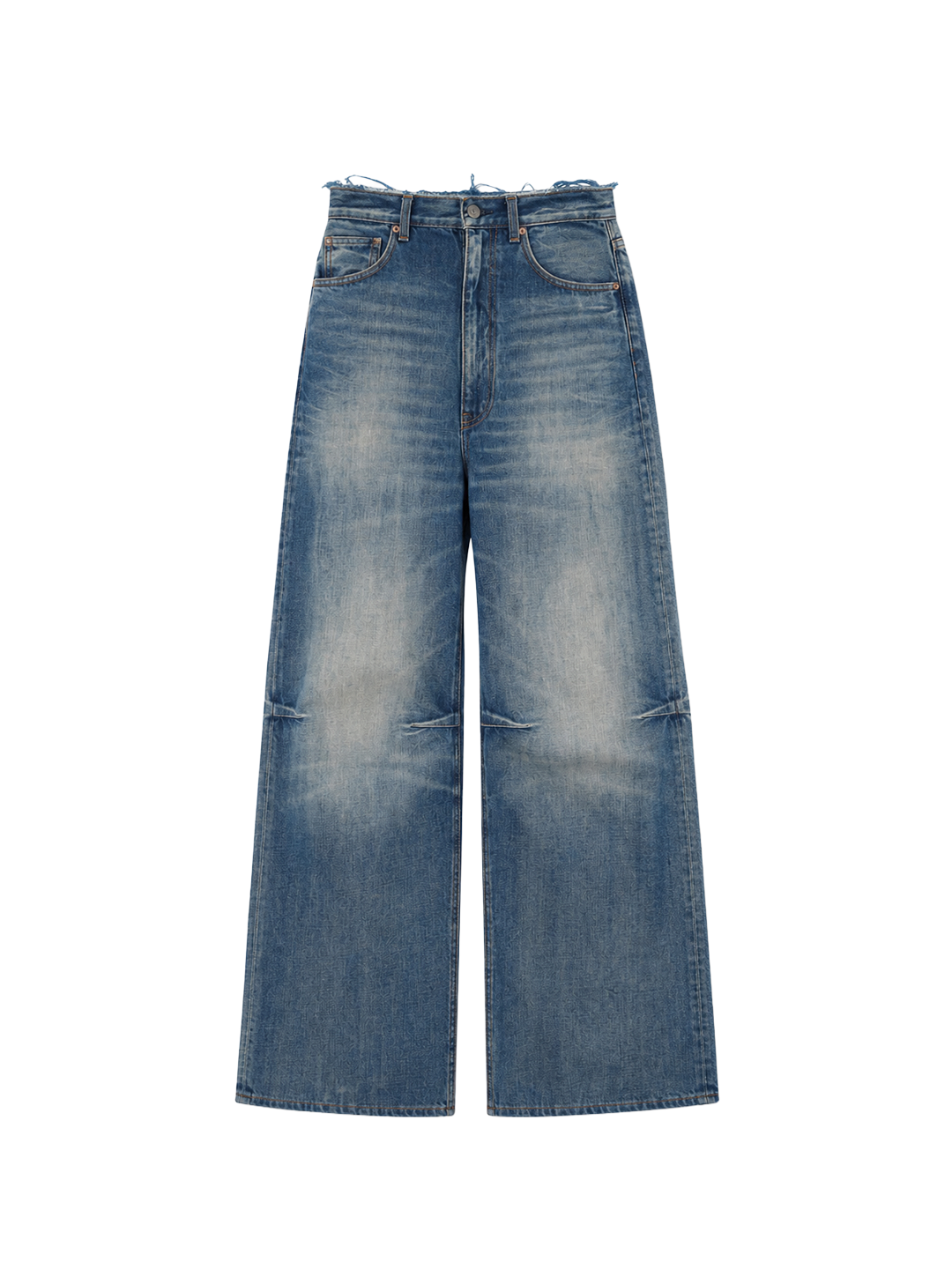 MM6 Blue Wide Leg Jeans