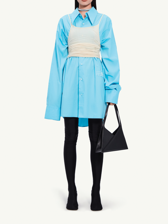 MM6 Blue Layered Shirt