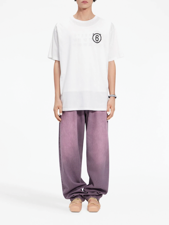 MM6 White Cut Out T-shirt