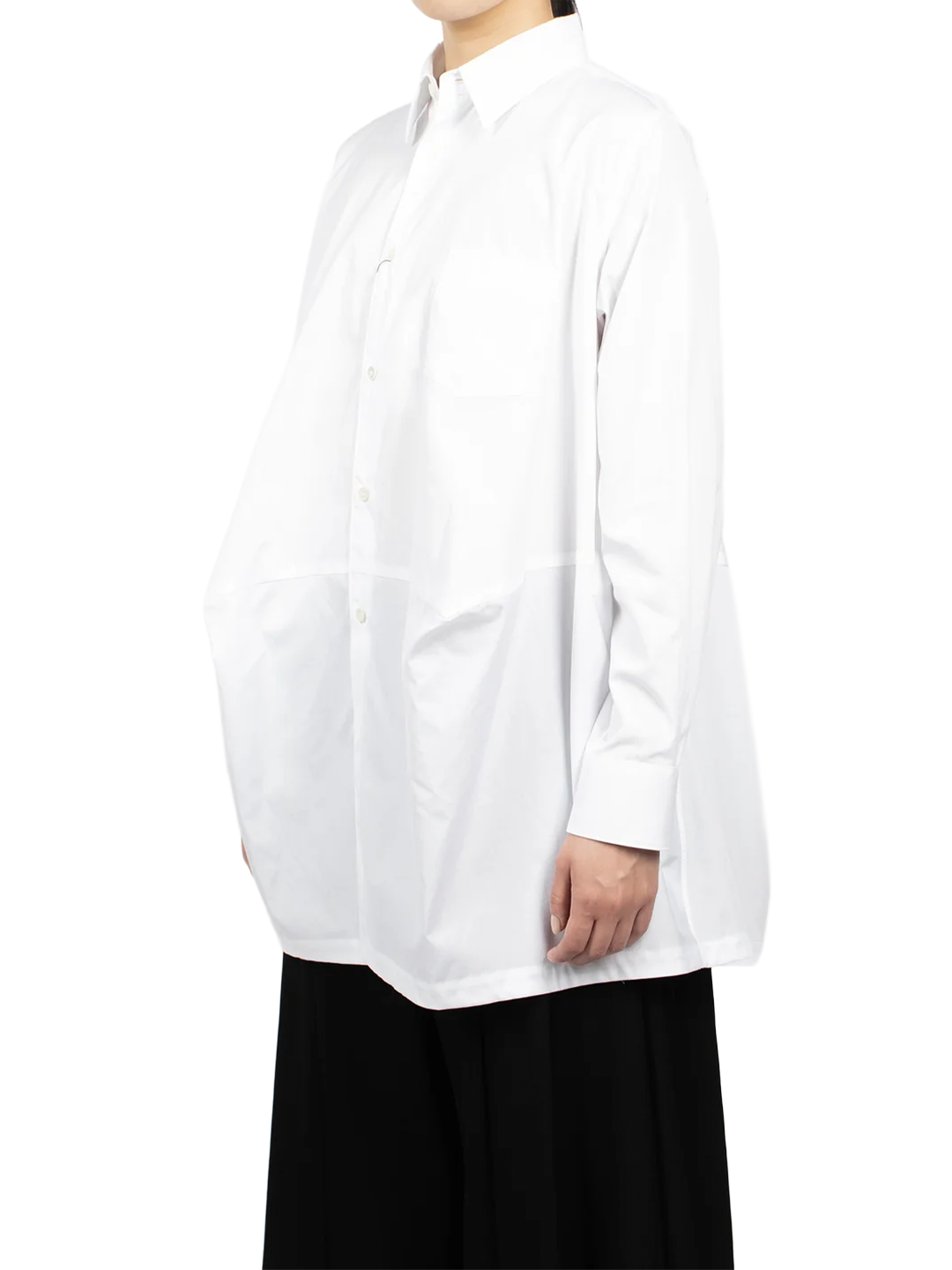 CDG CDG White Balloon Long Shirt