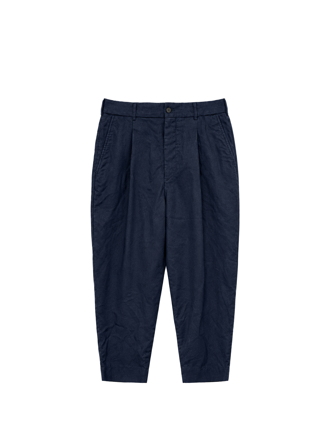 Homme Deux Navy  Single Pleat Pants