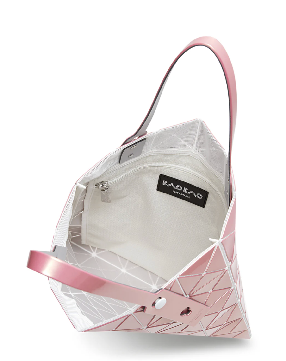 Bao Bao Issey Miyake Pink Salt Lucent Basic Tote
