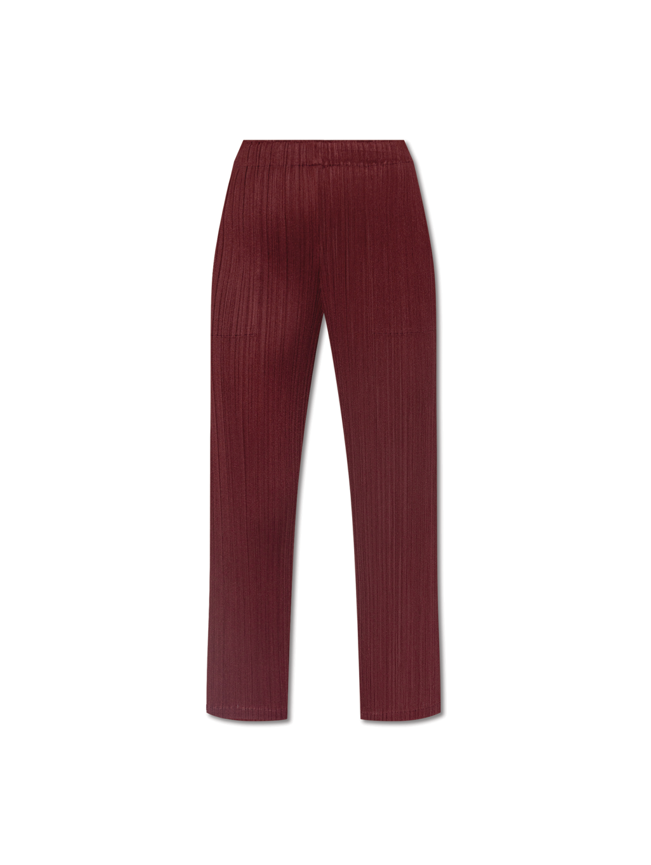 Pleats Please Issey Miyake Burgundy Monthly Colours Pants