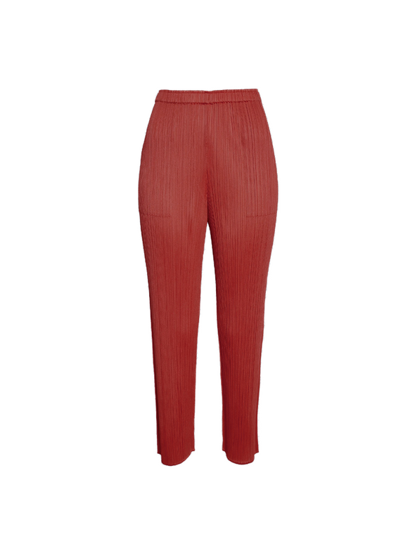 Please Please Issey Miyake Carmine Monthly Colour Pants