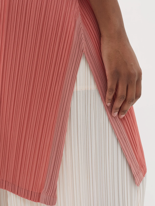 Please Please Issey Miyake Coral Pink Walk Tunic