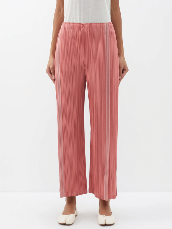 Please Please Issey Miyake Coral Pink Walk Pants