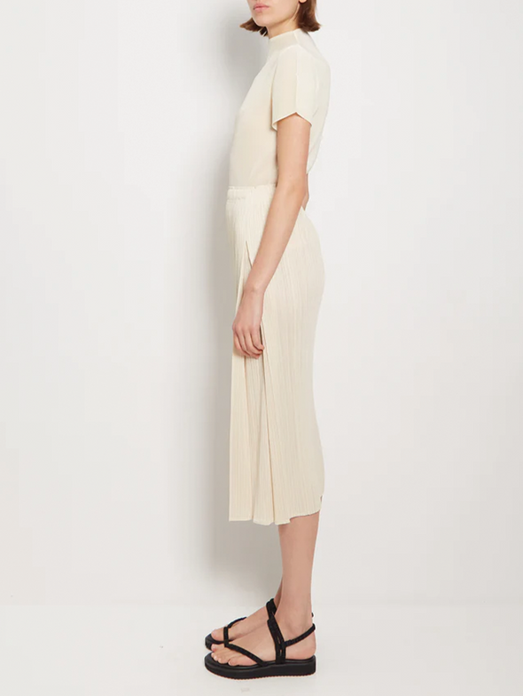 Pleats Please Issey Miyake Cream Monthly Colours Skirt