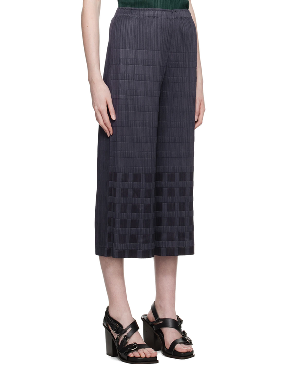 Pleats Please Issey Miyake Dark Grey Pace Pants