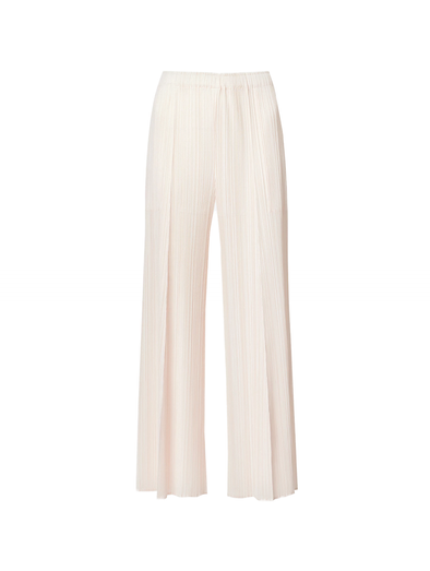 Please Please Issey Miyake Pink White Mellow Pleats Pants
