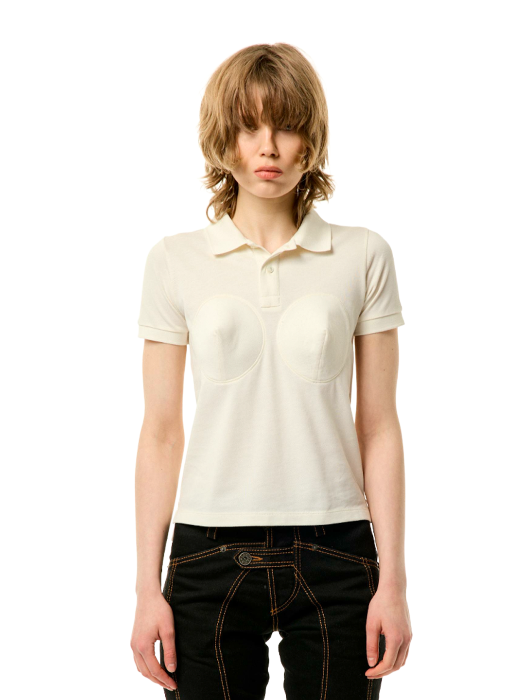 Vaquera Off White Bullet Bra Polo