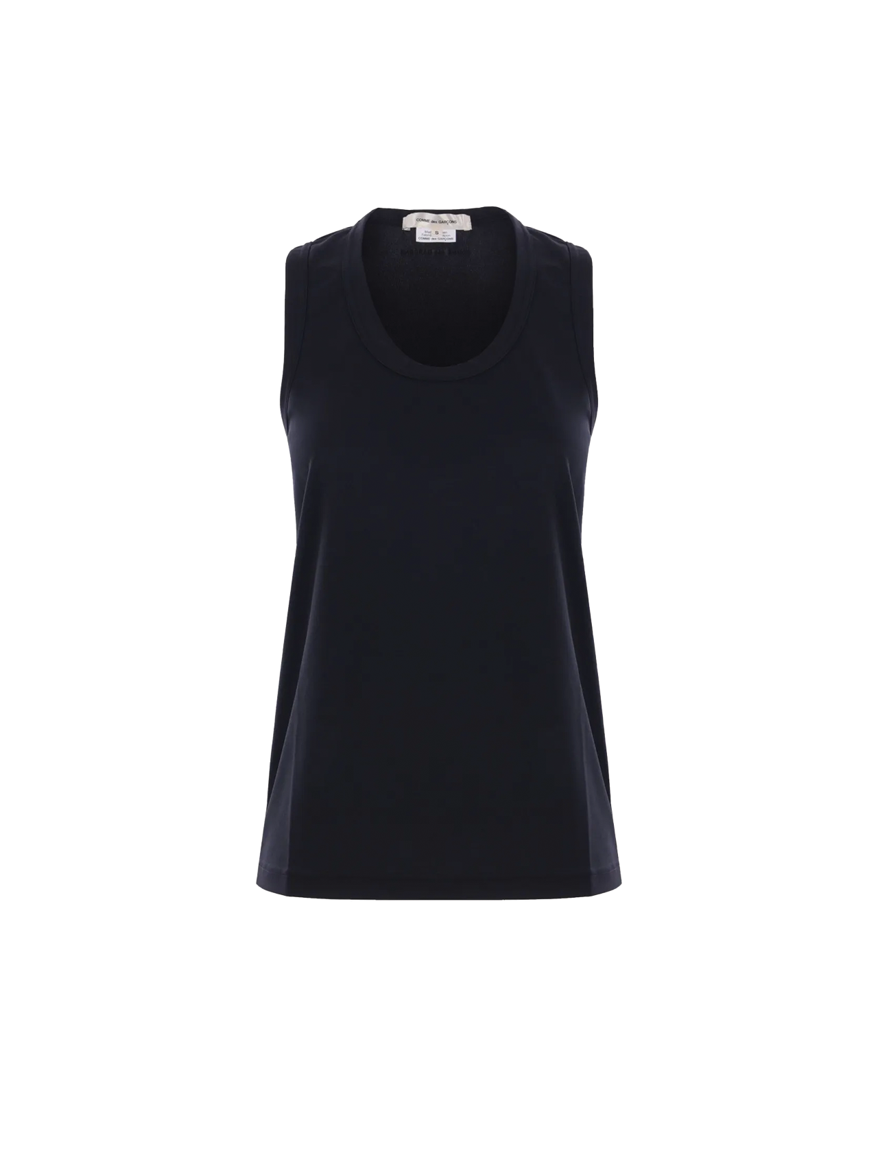 Comme Des Garçons Black Jersey Tank Top