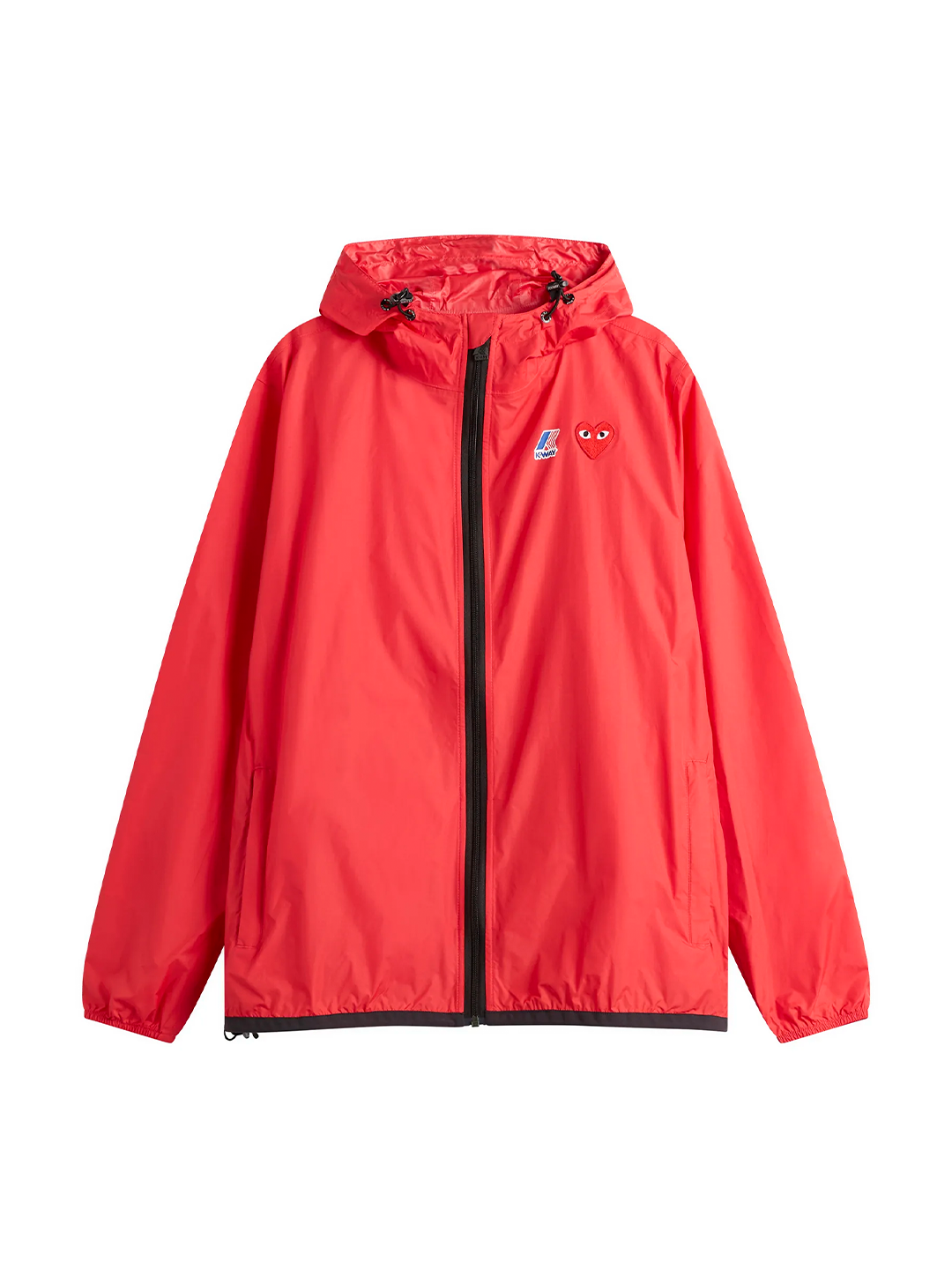 CDG Play x K-Way Red Jacket