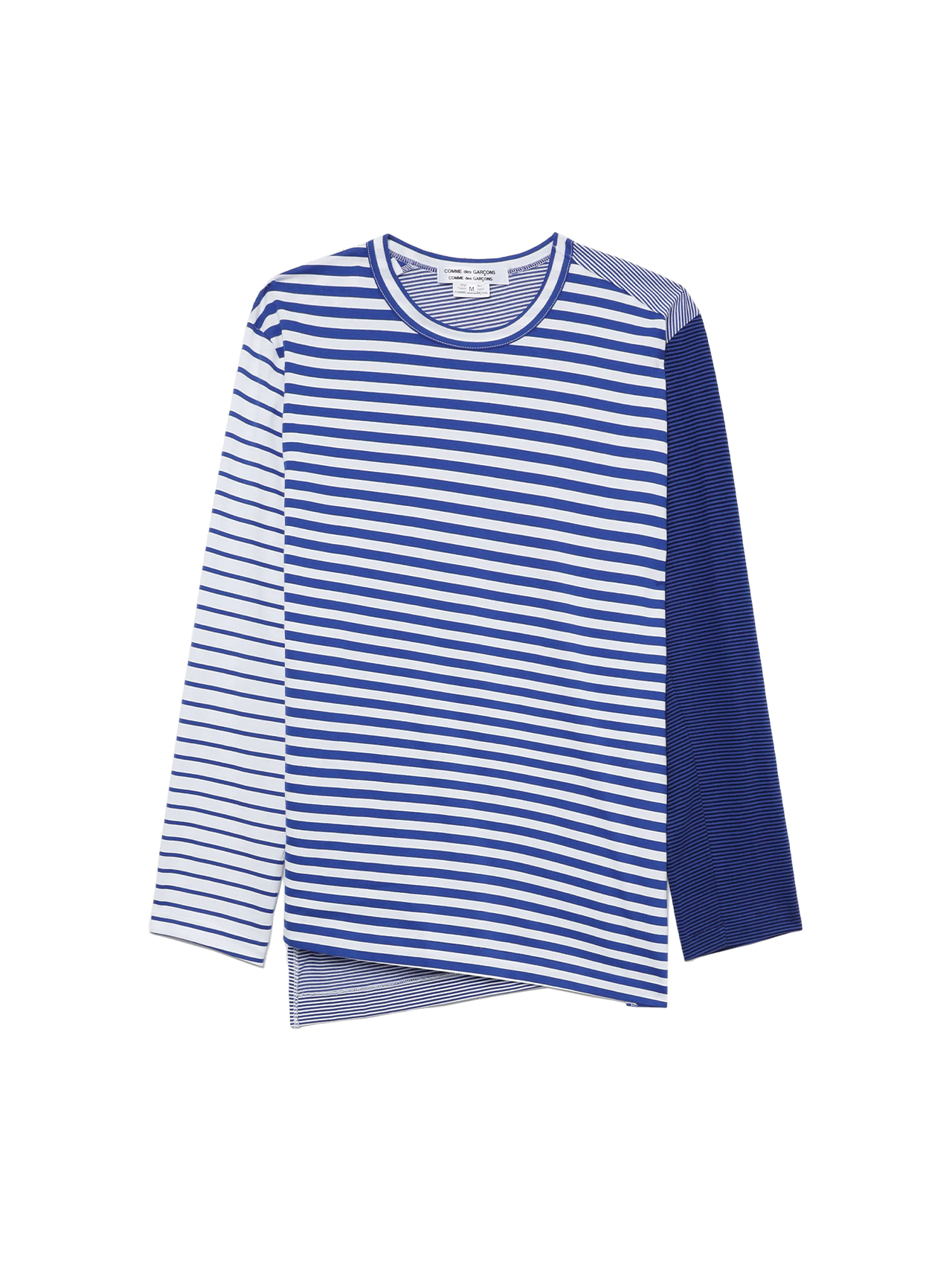 CDG CDG Blue Multi Way Stripe Longsleeve