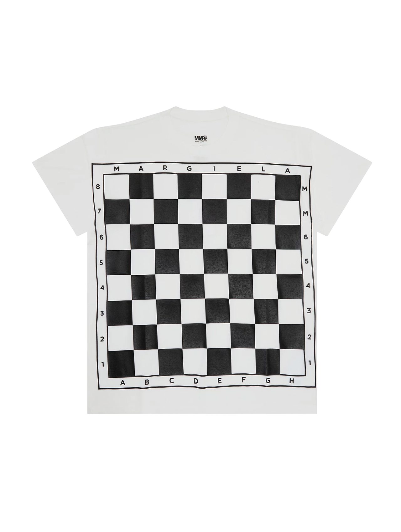 MM6 Black/White Checkerboard T-Shirt