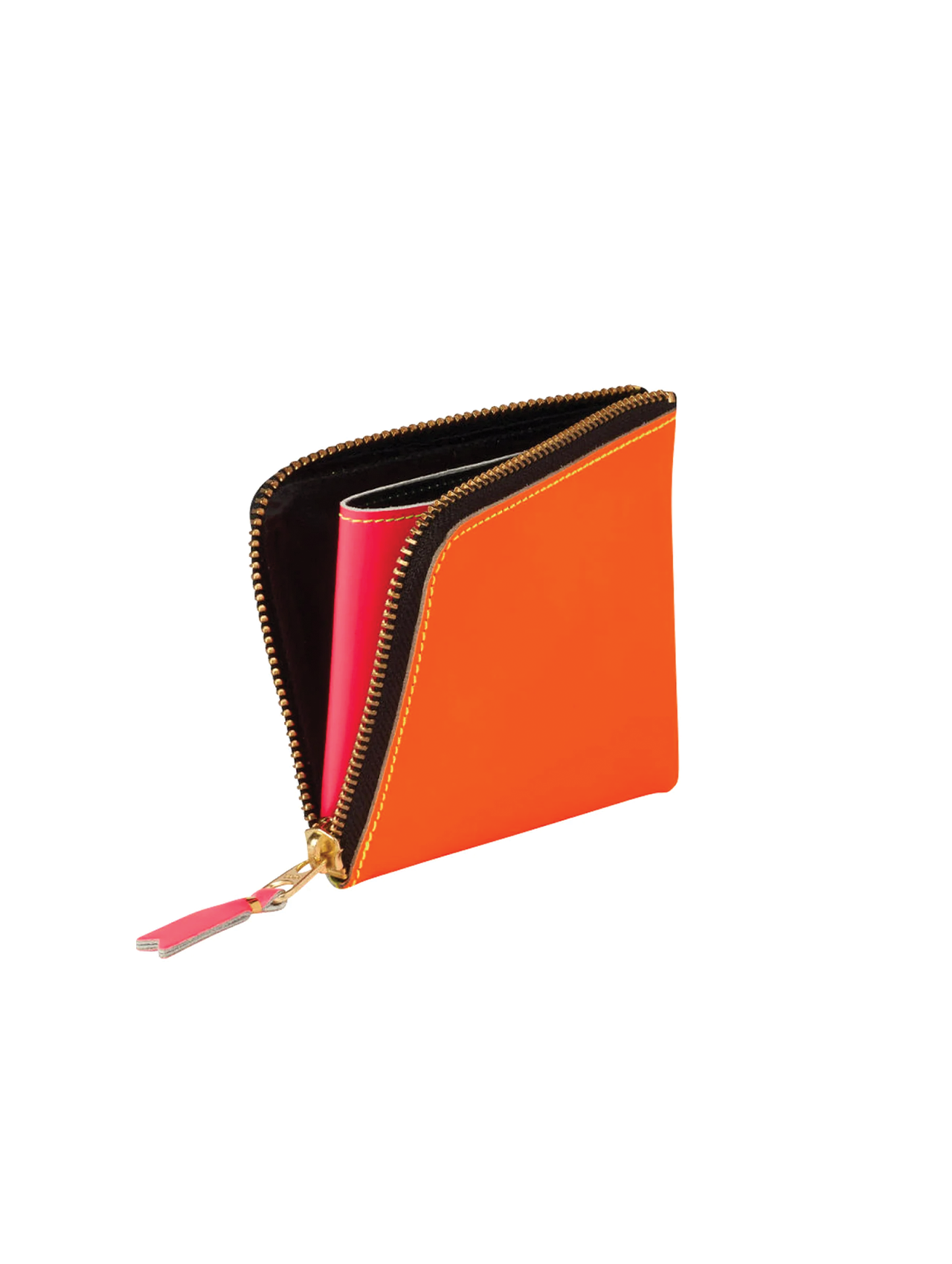 CDG Yellow/Orange Small Zip Wallet