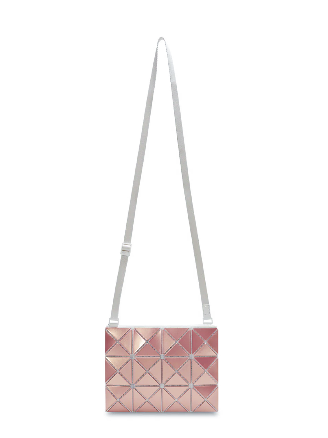 Bao Bao Issey Miyake Pink Salt Crossbody Shoulder Bag