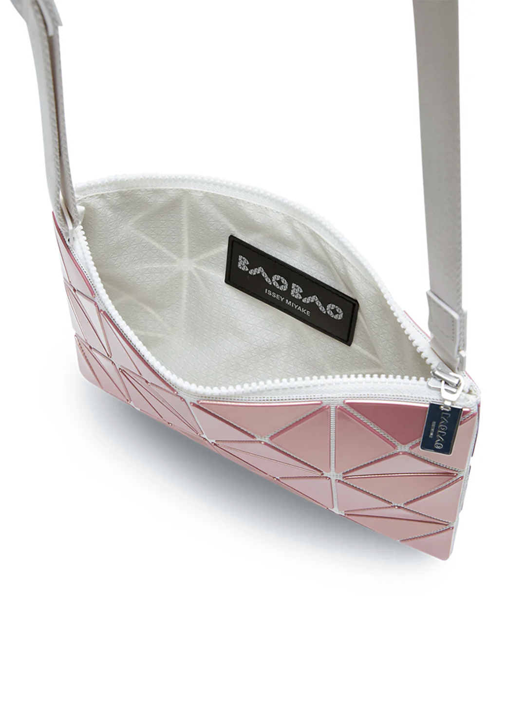 Bao Bao Issey Miyake Pink Salt Crossbody Shoulder Bag