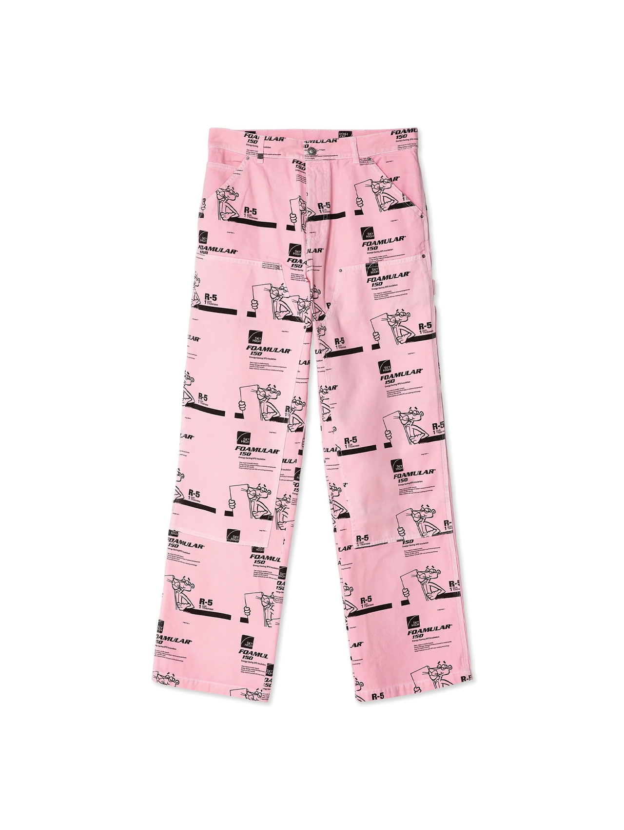 SKY HIGH FARM Pink Insulation Print Pants