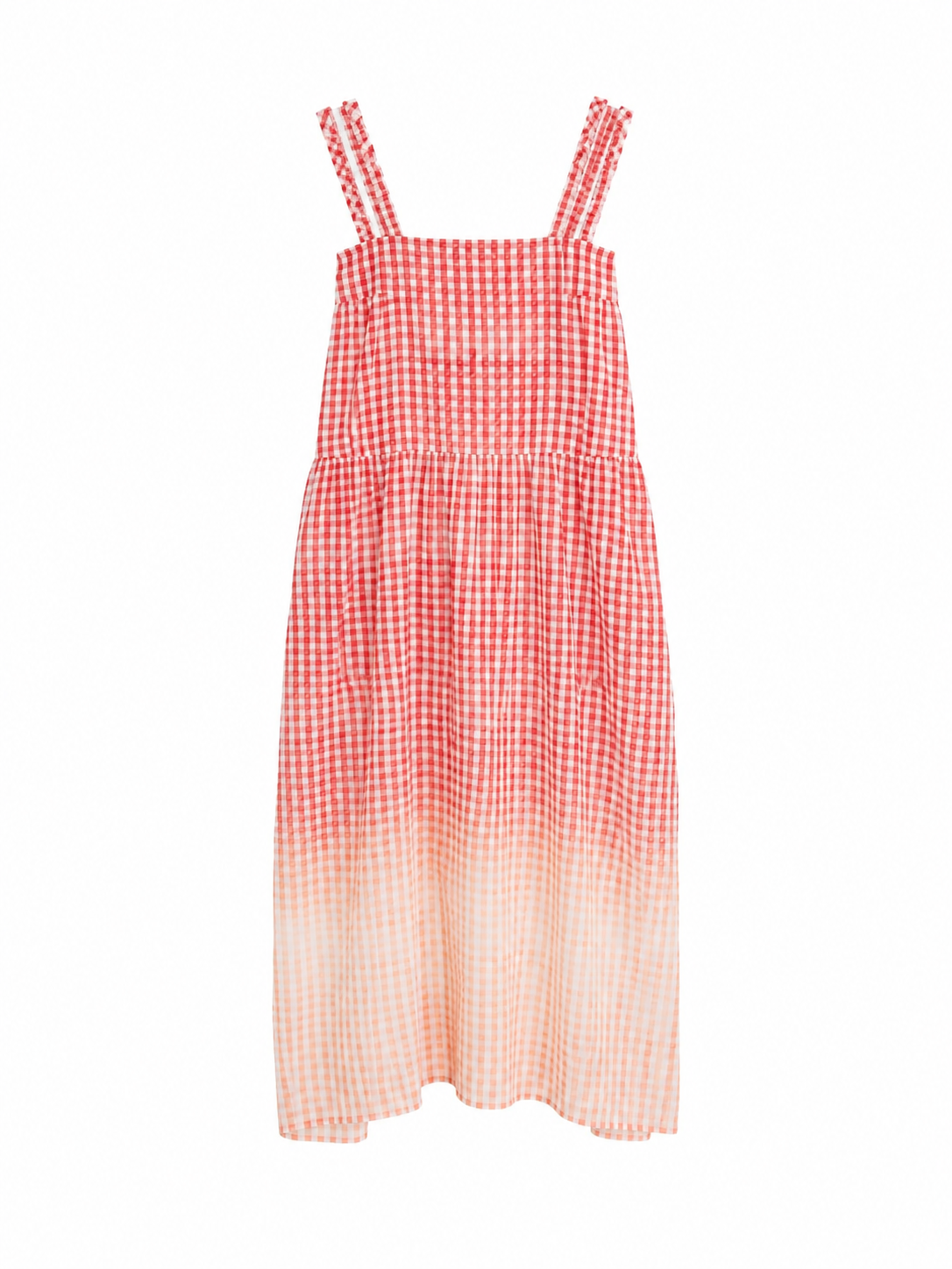 CDG TAO Gingham Pattern Pinafore Runway Dress