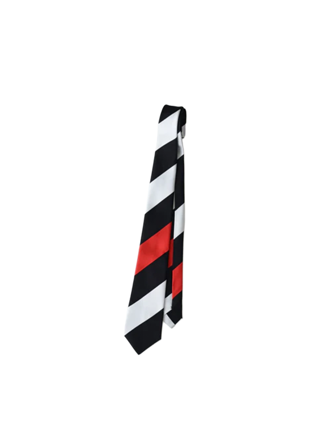 CDG Homme Deux Diagonal Stripe Silk Necktie