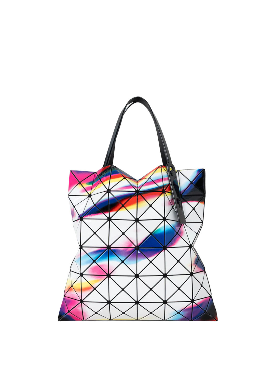 Bao Bao Issey Miyake White Mix Warp Bag