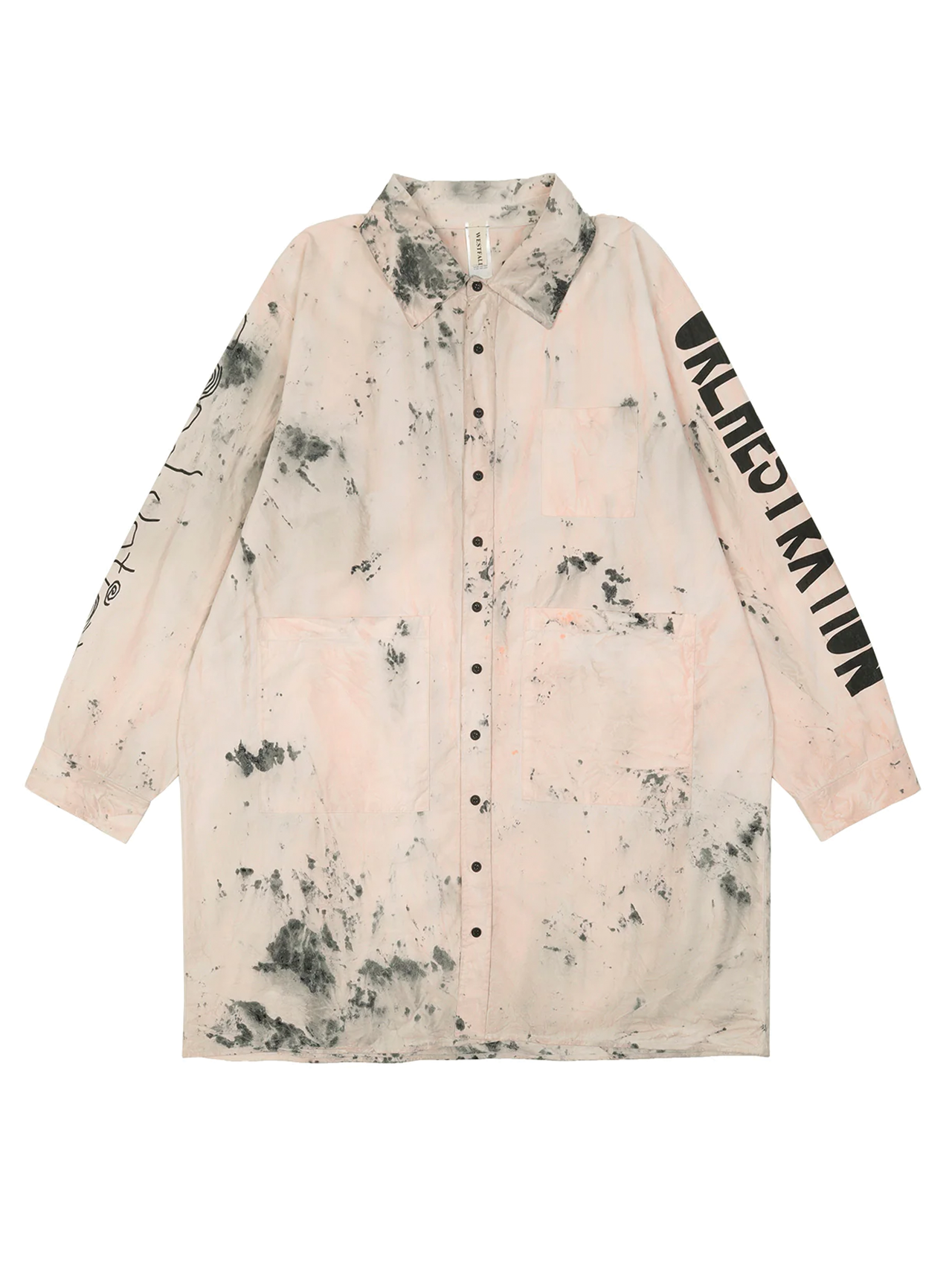 Westfall Dirty Pink Oversized Shirt Coat