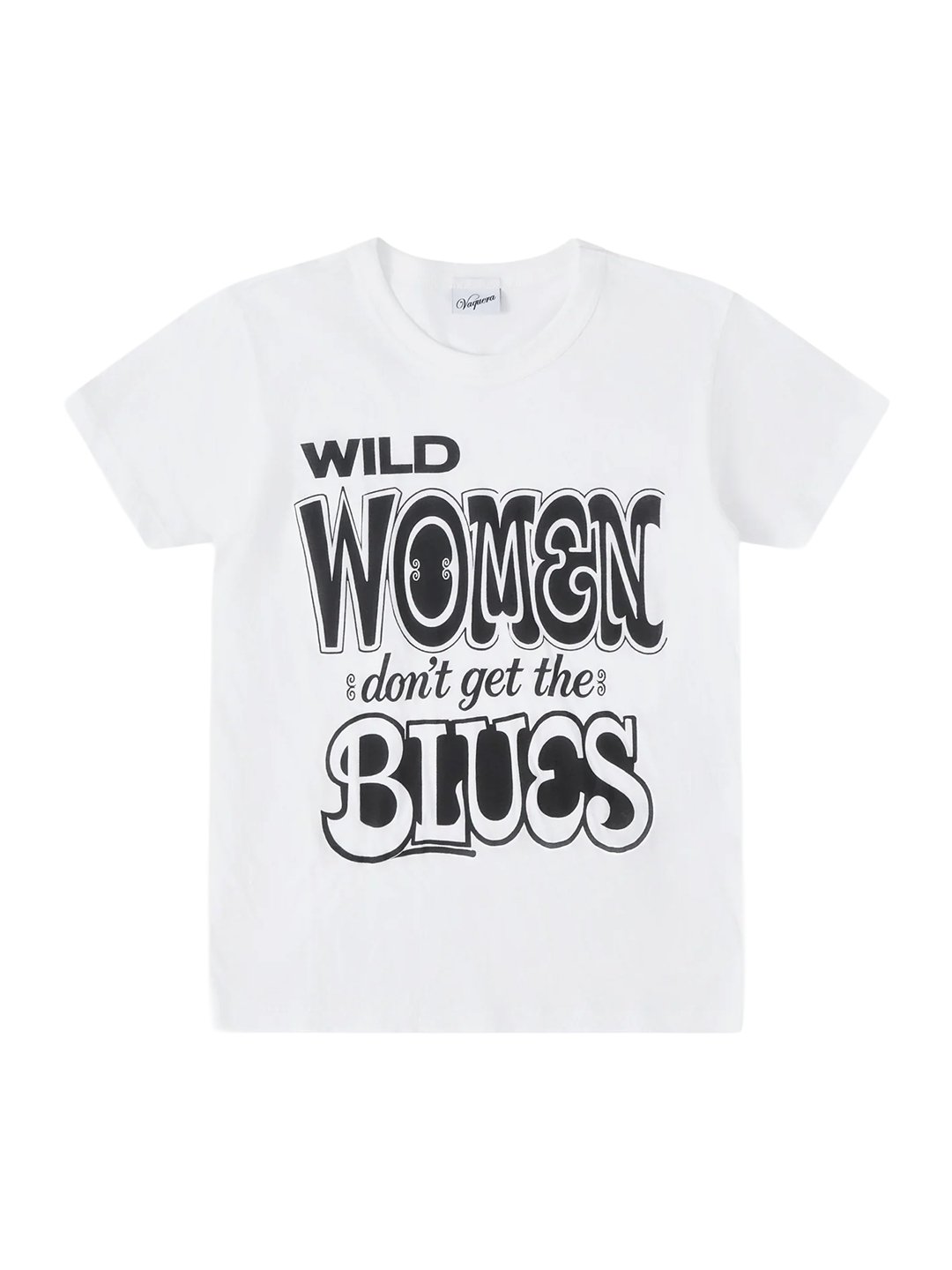 Vaquera Wild Women White Graphic T-Shirt