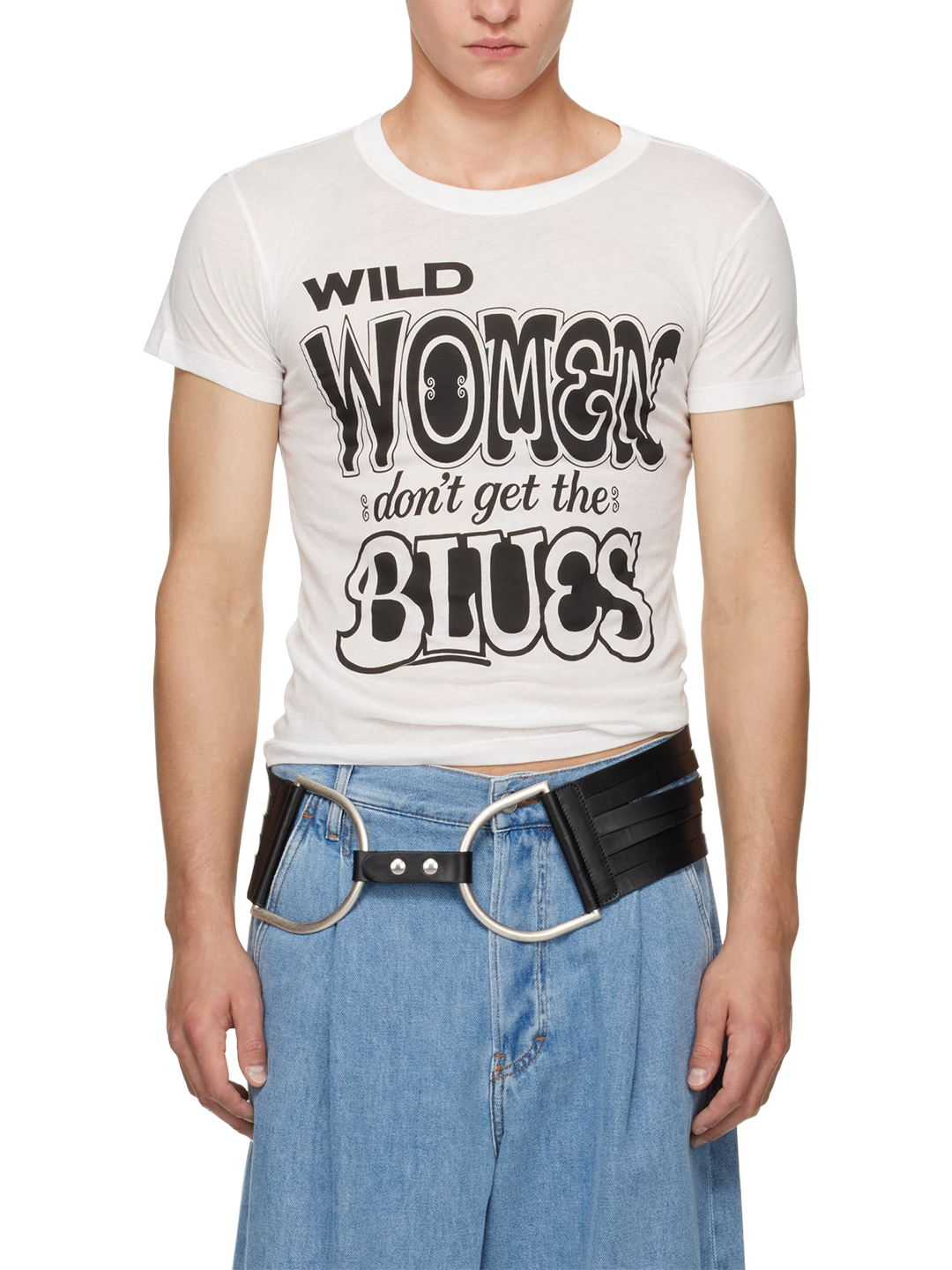 Vaquera Wild Women White Graphic T-Shirt