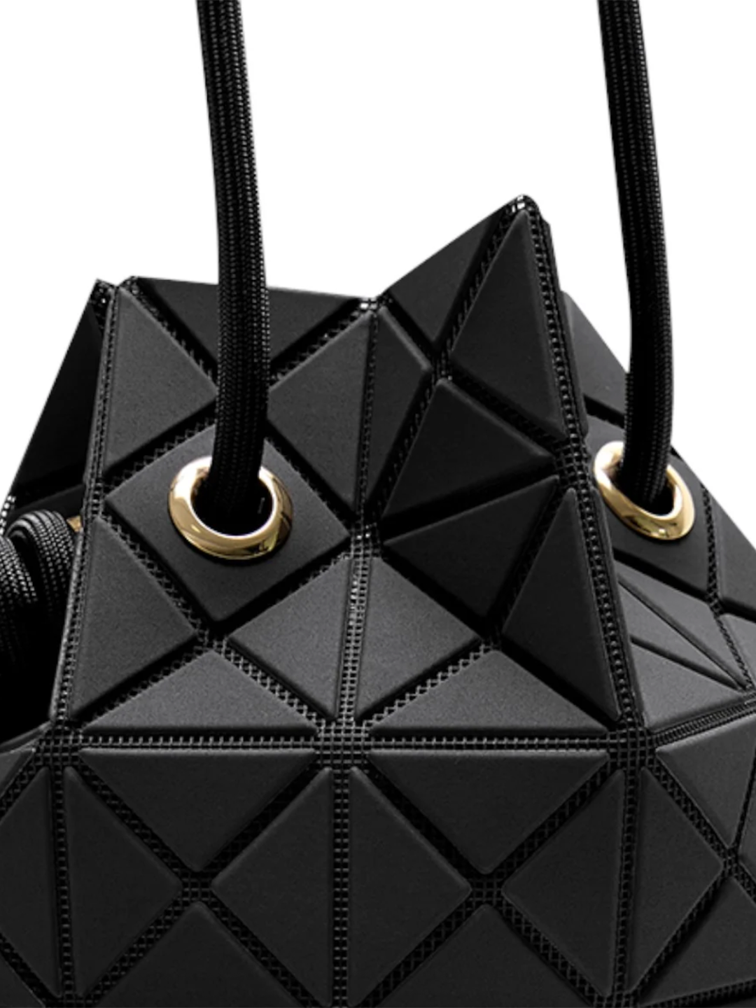 Bao Bao Issey Miyake Matte Black Wring Bag