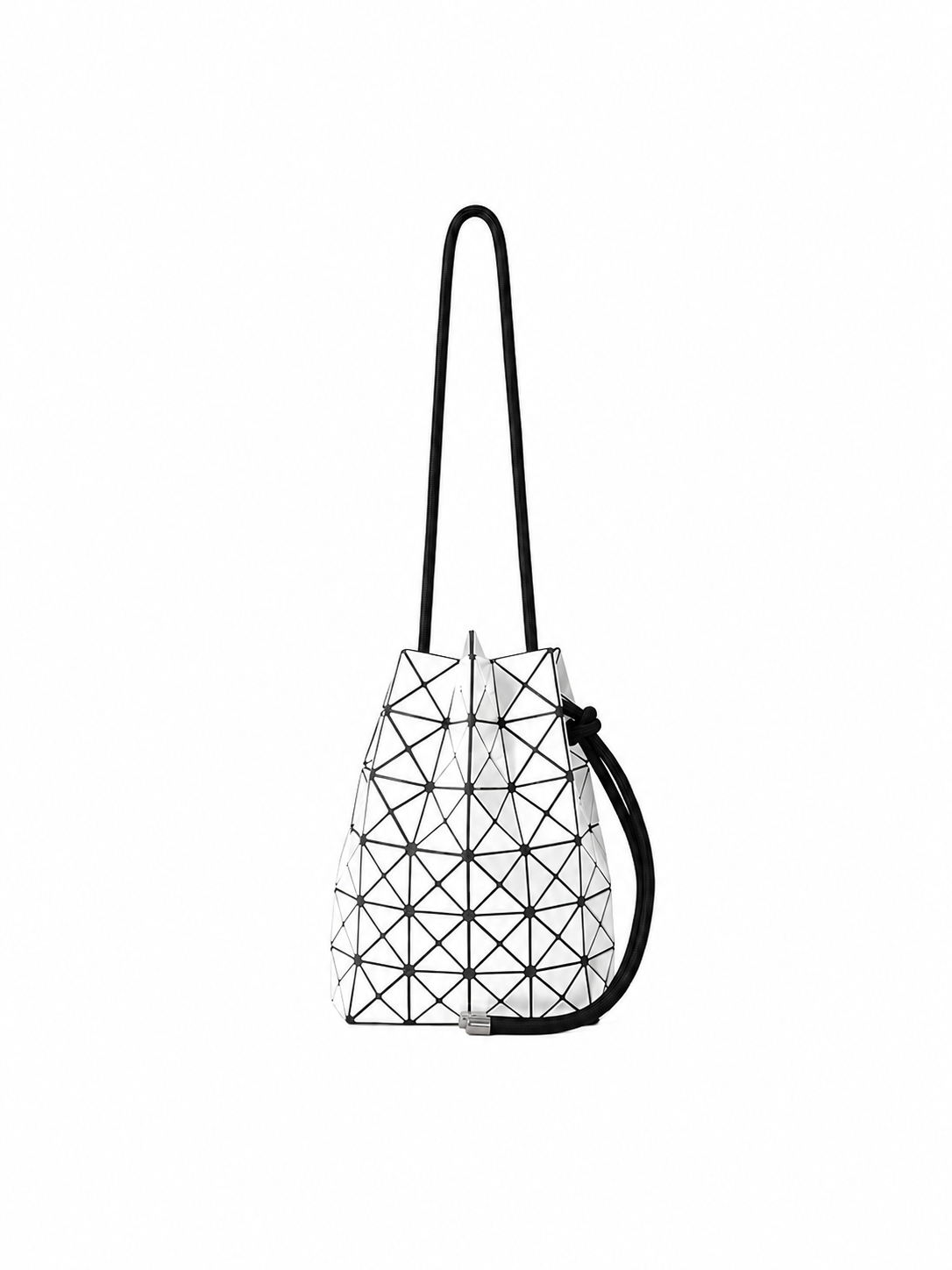 Bao Bao Issey Miyake White Wring Bag